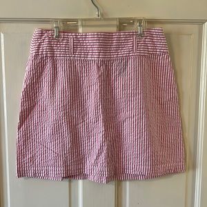 Pink and white skirt